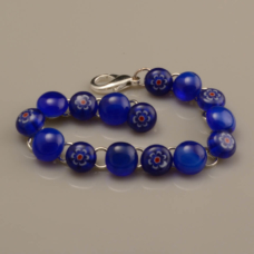 AWeeBrightness Blue Millefiori